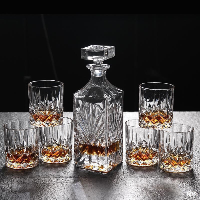 Crystal Glass Whiskey Glass Set