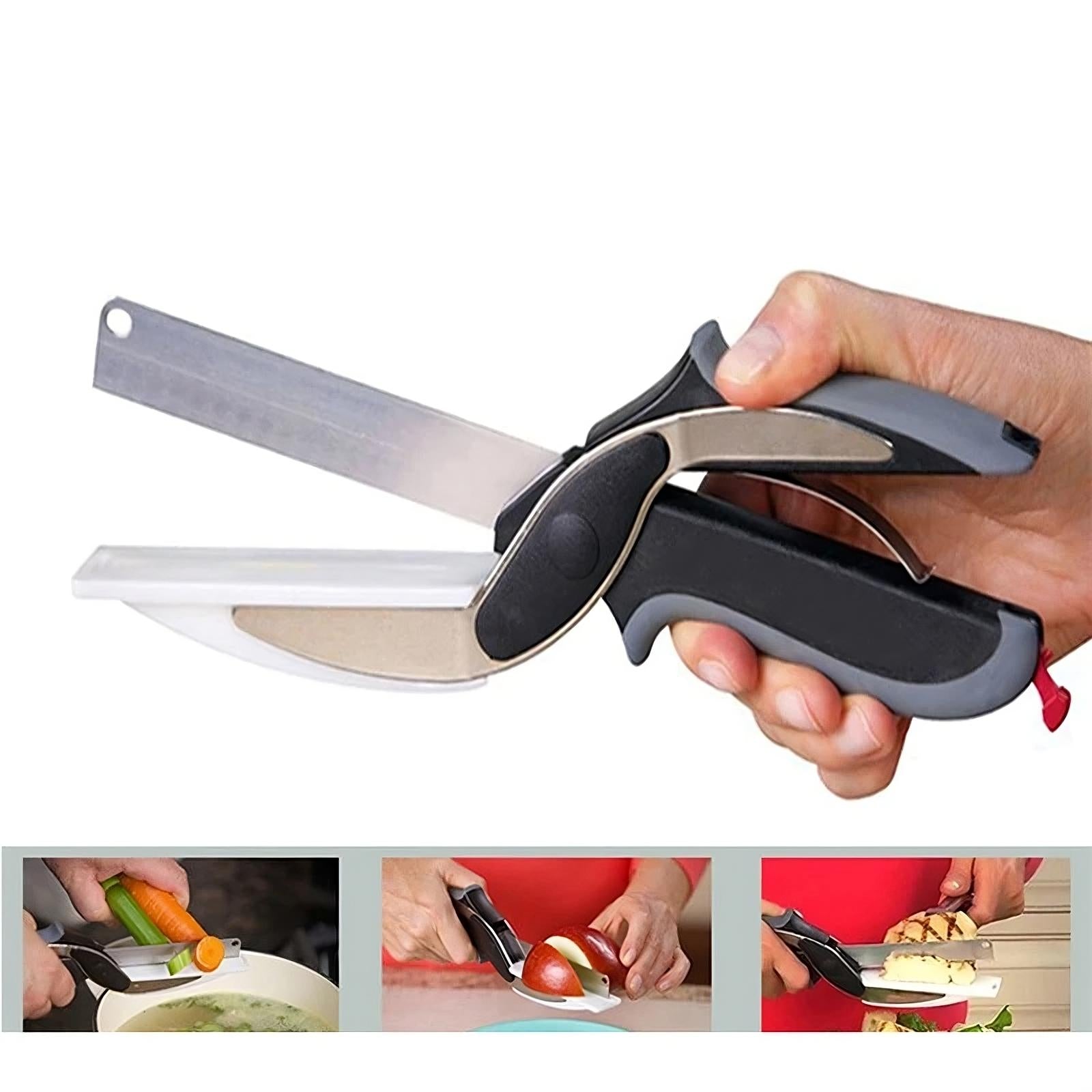 Chop Kitchen Scissors with Cutting Board - JuicyDealz