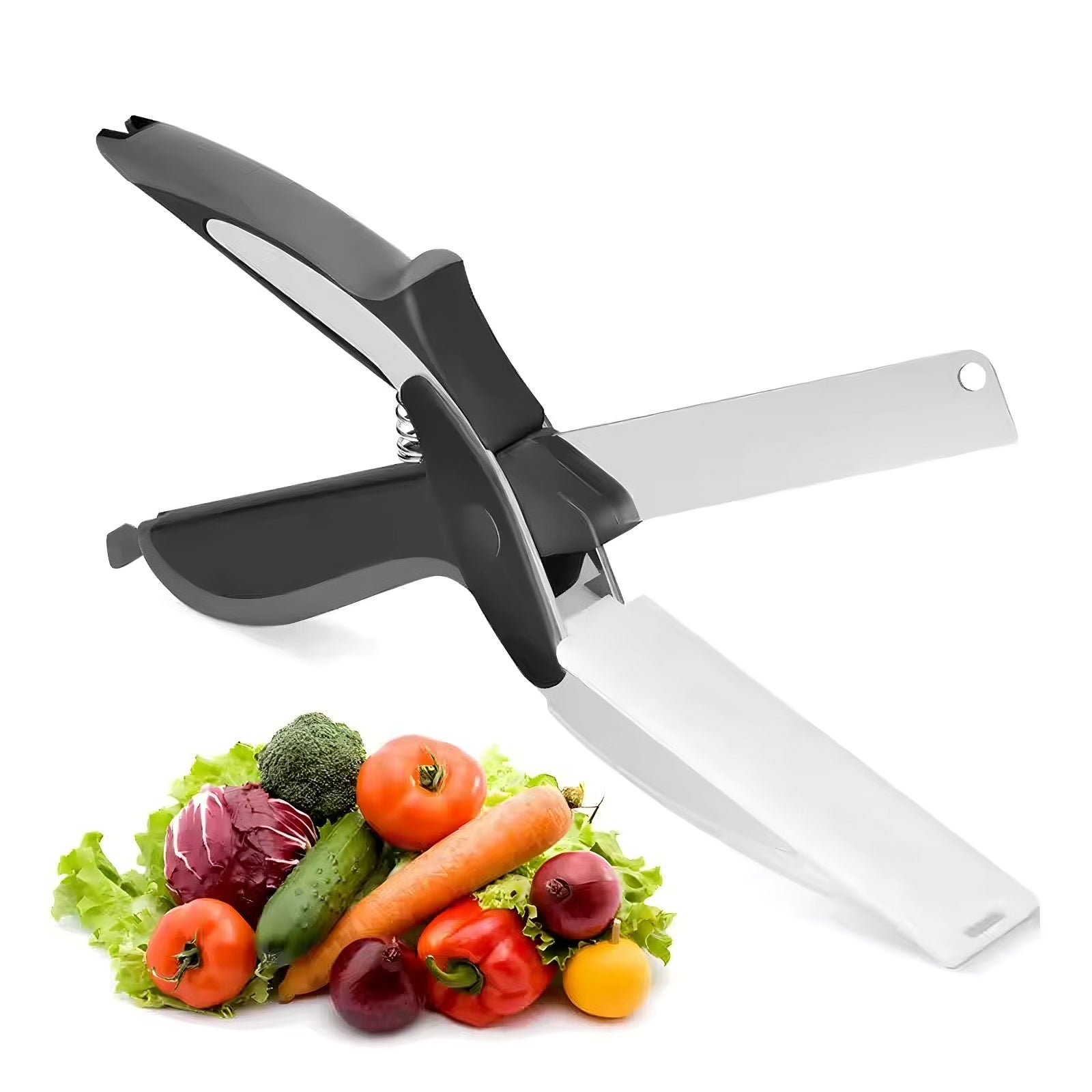 Chop Kitchen Scissors with Cutting Board - JuicyDealz