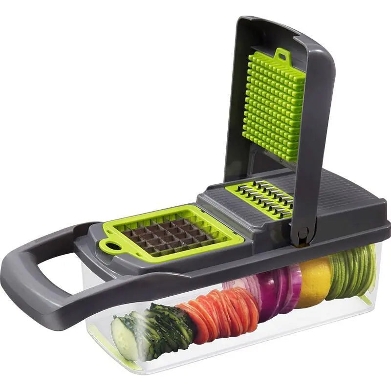 12 in 1 Vegetable Cutter Slicer Chopper with Basket - JuicyDealz